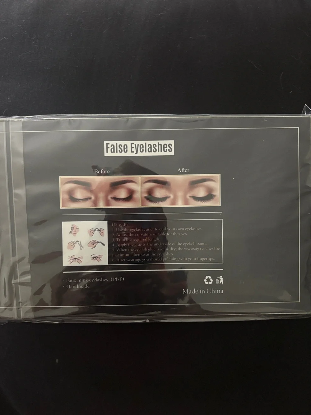 Faux Mink Lash Set - Black Dramatic Lashes (8 Pairs)